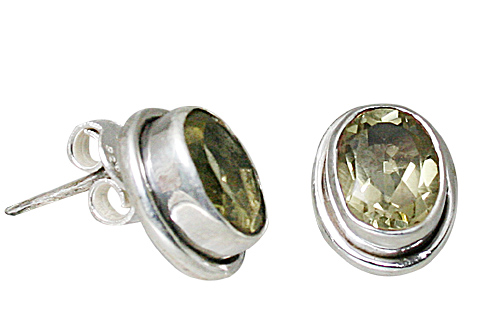 SKU 10765 - a Lemon Quartz earrings Jewelry Design image