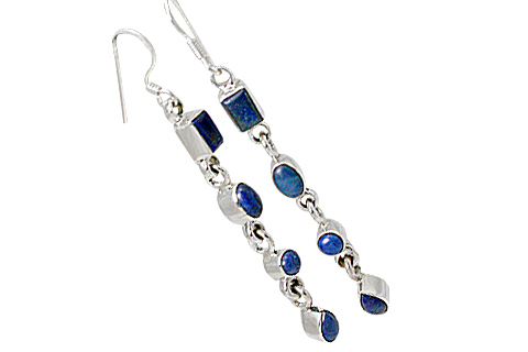 SKU 10767 - a Lapis Lazuli earrings Jewelry Design image