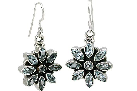 SKU 10770 - a Aquamarine earrings Jewelry Design image
