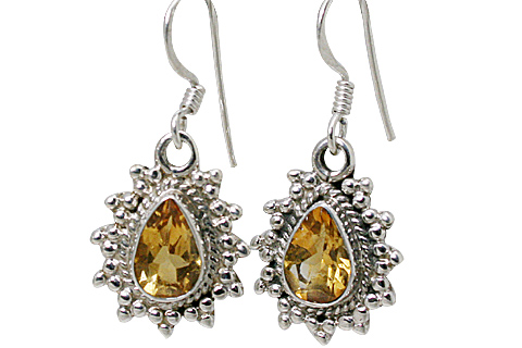 SKU 10776 - a Citrine earrings Jewelry Design image
