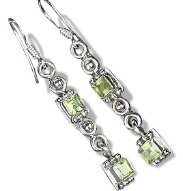 SKU 1078 - a Peridot Earrings Jewelry Design image