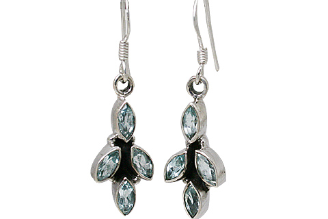 SKU 10783 - a Aquamarine earrings Jewelry Design image