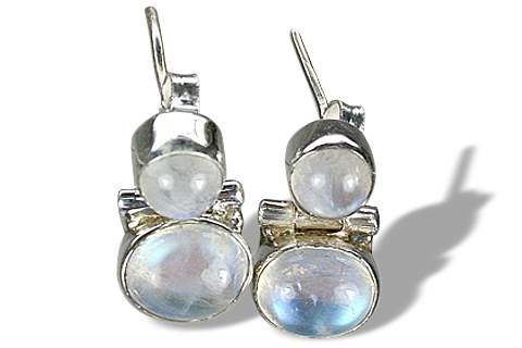 SKU 10786 - a Moonstone earrings Jewelry Design image