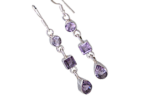 SKU 10791 - a Amethyst earrings Jewelry Design image