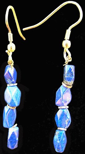 SKU 1084 - a Lapis Lazuli Earrings Jewelry Design image