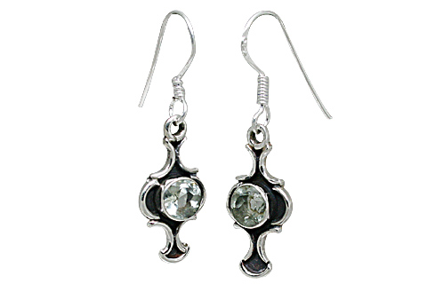 SKU 10898 - a Green amethyst earrings Jewelry Design image