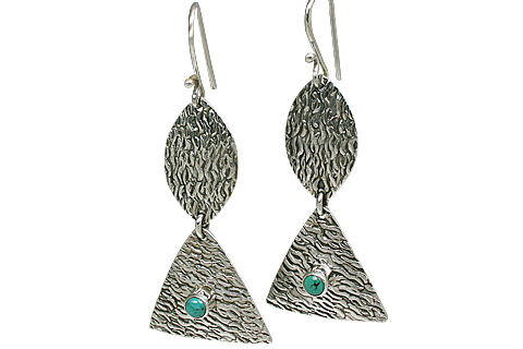 SKU 11095 - a Turquoise earrings Jewelry Design image