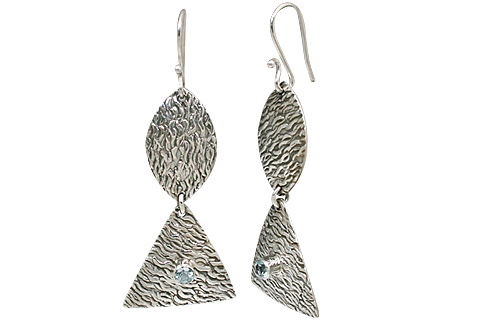 SKU 11118 - a Aquamarine earrings Jewelry Design image