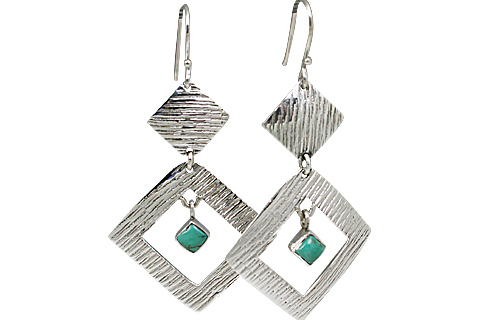 SKU 11125 - a Turquoise earrings Jewelry Design image