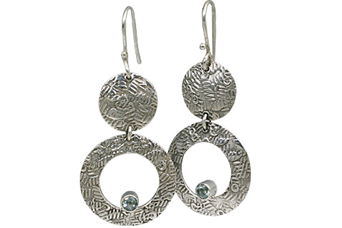 SKU 11128 - a Aquamarine earrings Jewelry Design image