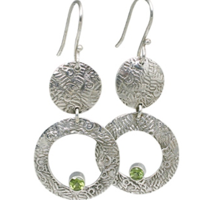 SKU 11129 - a Peridot earrings Jewelry Design image