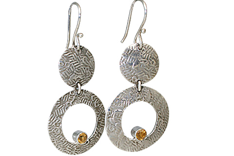 SKU 11131 - a Citrine earrings Jewelry Design image