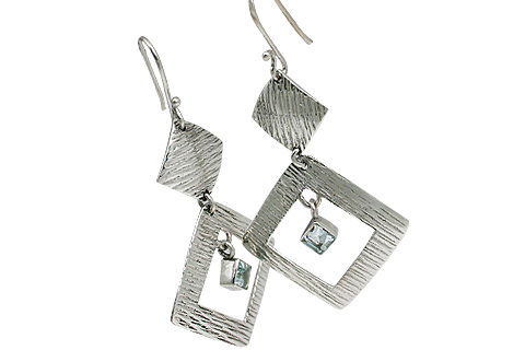 SKU 11132 - a Aquamarine earrings Jewelry Design image