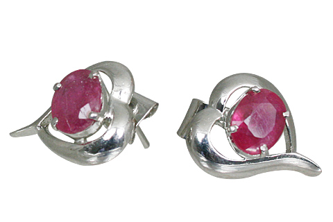 SKU 11160 - a Ruby earrings Jewelry Design image