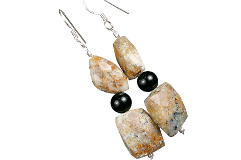 SKU 11161 - a Jasper earrings Jewelry Design image