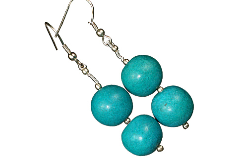 SKU 11167 - a Turquoise earrings Jewelry Design image