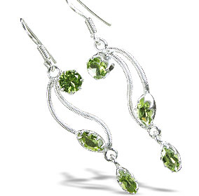 SKU 11198 - a Peridot earrings Jewelry Design image