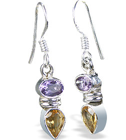 SKU 11258 - a Citrine earrings Jewelry Design image