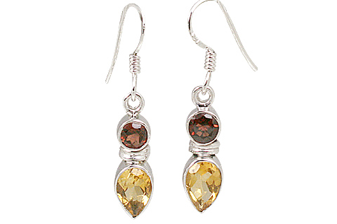 SKU 11259 - a Citrine earrings Jewelry Design image