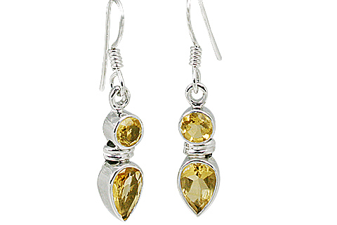 SKU 11261 - a Citrine earrings Jewelry Design image