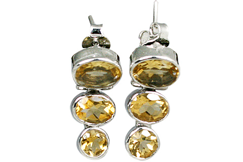 SKU 11268 - a Citrine earrings Jewelry Design image