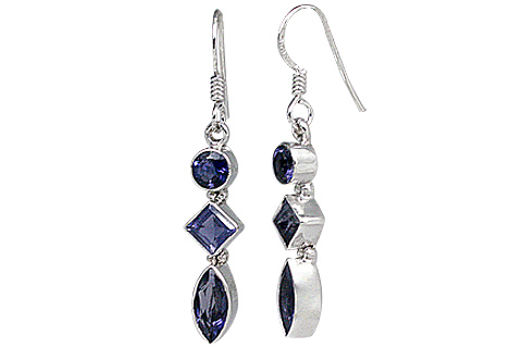 SKU 11279 - a Iolite earrings Jewelry Design image