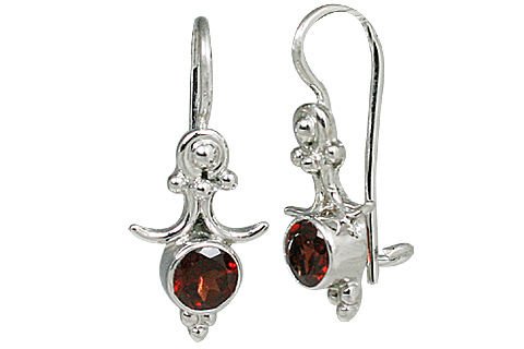 SKU 11315 - a Garnet earrings Jewelry Design image
