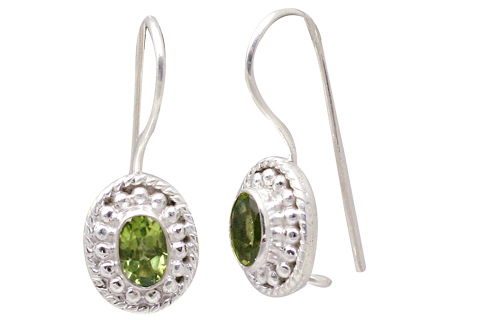 SKU 11364 - a Peridot earrings Jewelry Design image