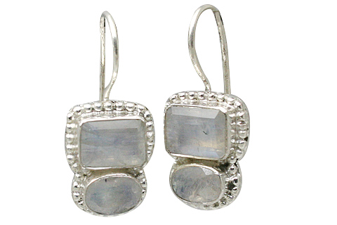 SKU 11376 - a Moonstone earrings Jewelry Design image