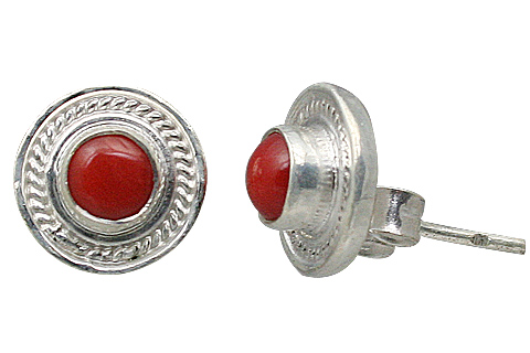 SKU 11382 - a Carnelian earrings Jewelry Design image