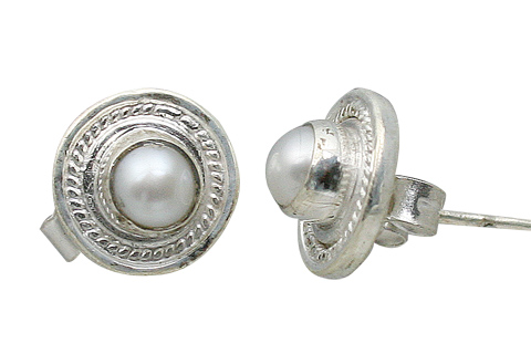 SKU 11383 - a Pearl earrings Jewelry Design image