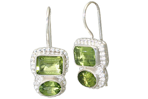 SKU 11446 - a Peridot earrings Jewelry Design image