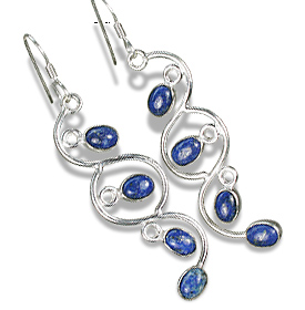 SKU 1149 - a Lapis Lazuli Earrings Jewelry Design image