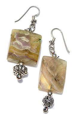 SKU 11528 - a Fluorite earrings Jewelry Design image