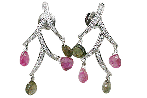 SKU 11539 - a Tourmaline earrings Jewelry Design image