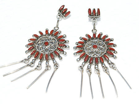 SKU 11561 - a Coral earrings Jewelry Design image