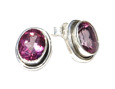 SKU 11593 - a Pink topaz earrings Jewelry Design image