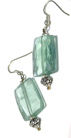 SKU 11619 - a Fluorite earrings Jewelry Design image