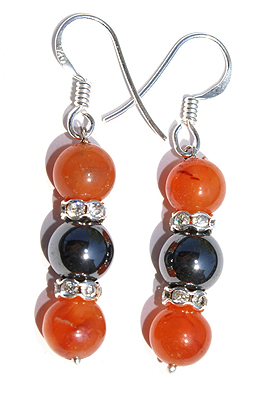 SKU 11698 - a Zosite earrings Jewelry Design image