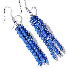 SKU 11841 - a Lapis Lazuli earrings Jewelry Design image