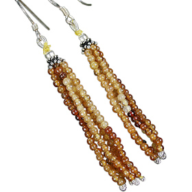 SKU 11851 - a Hessonite earrings Jewelry Design image