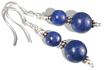 SKU 11867 - a Lapis Lazuli earrings Jewelry Design image