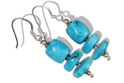 SKU 11869 - a Turquoise earrings Jewelry Design image