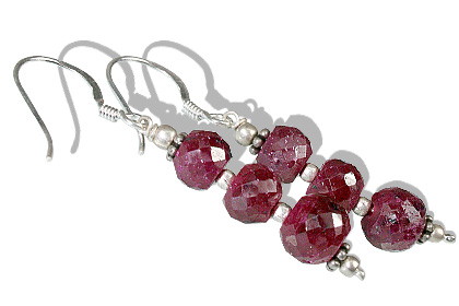 SKU 11878 - a Ruby earrings Jewelry Design image