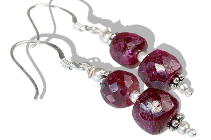 SKU 11880 - a Ruby earrings Jewelry Design image
