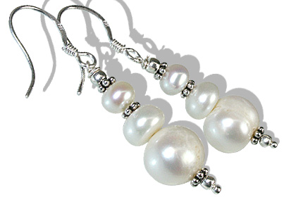 SKU 11881 - a Pearl earrings Jewelry Design image