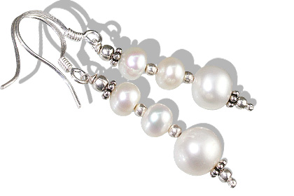 SKU 11885 - a Pearl earrings Jewelry Design image