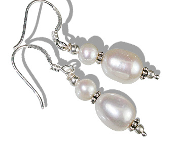SKU 11886 - a Pearl earrings Jewelry Design image