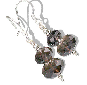 SKU 11888 - a Smoky Quartz earrings Jewelry Design image