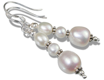 SKU 11897 - a Pearl earrings Jewelry Design image